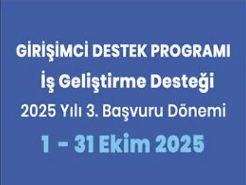 Girişimcilik Programı (2025) 3. Dönem Başvuruları Başladı