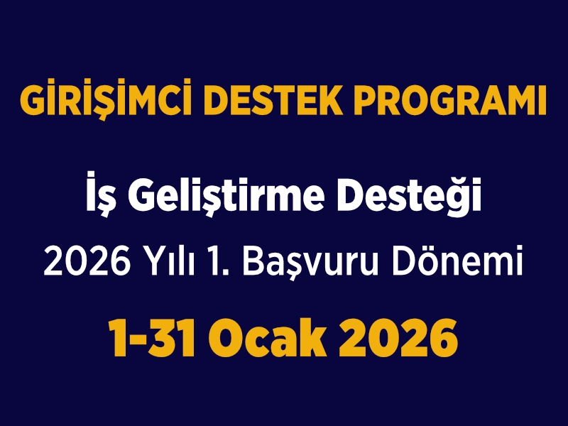 Girişimcilik Programı (2026) 1. Dönem Başvuruları Başladı